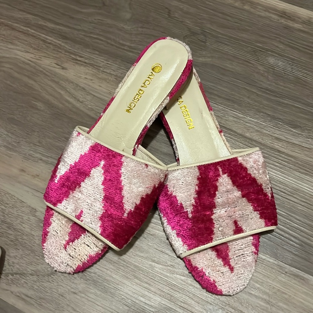Pink sandals